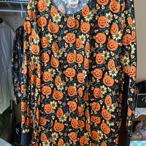 Pumpkin scrub jacket